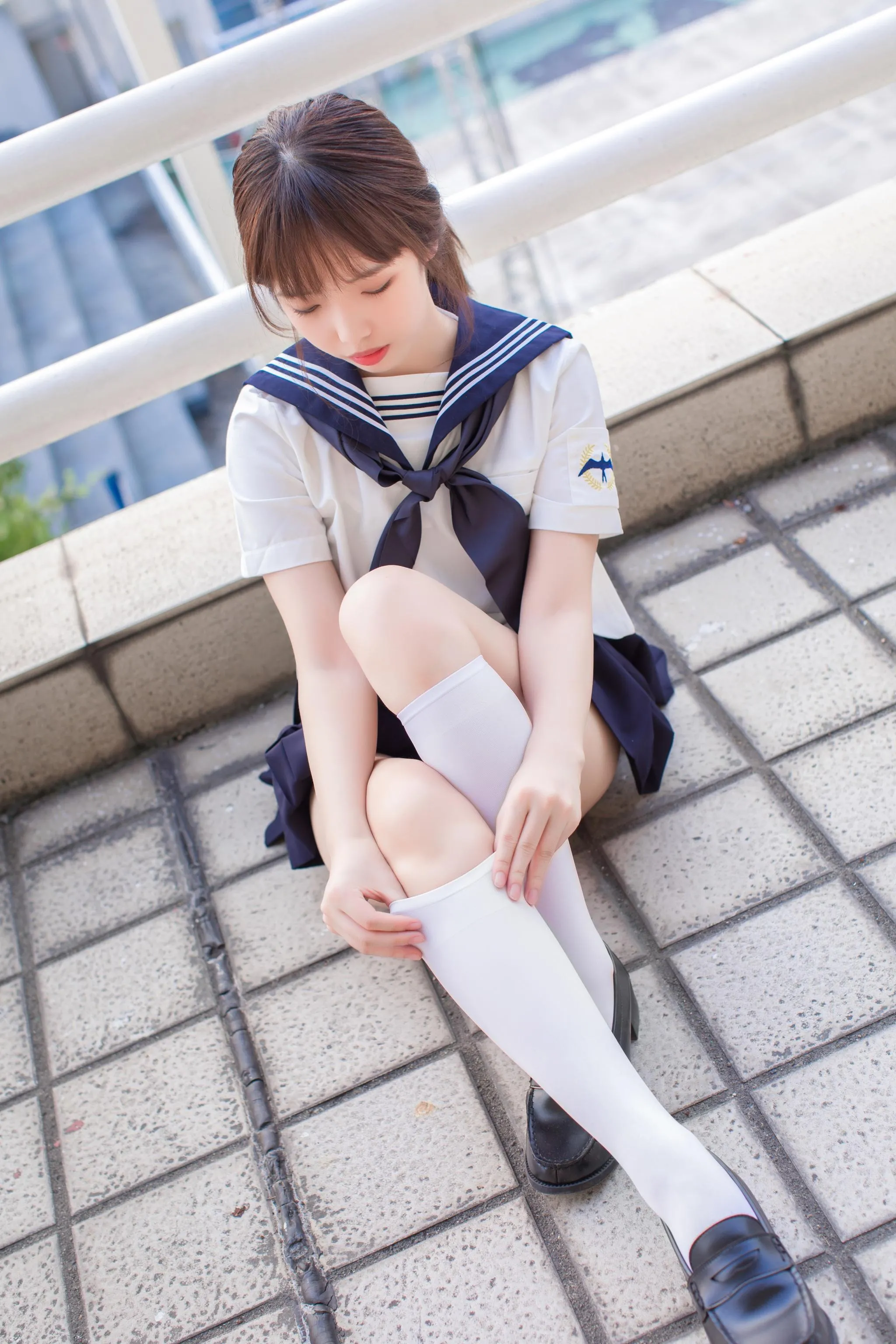 NO.5 雯妹不讲道理-JK [20P]插图9